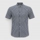 Lacoste Navy Καρό Πουκάμισο Short Sleeve / Pre-Owned